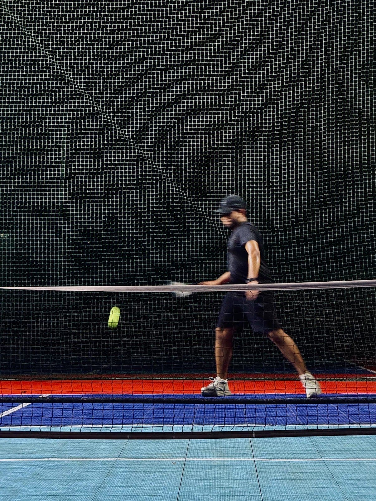 Sitesh playing padel